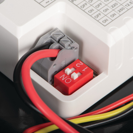 LED-Deckenleuchte 20W 2560lm CCT IP65 Aufbaumontage Schwarz DABER KANLUX