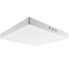 LED-Deckenanbauleuchte 24W Square 4000K GLOW White LUMILED