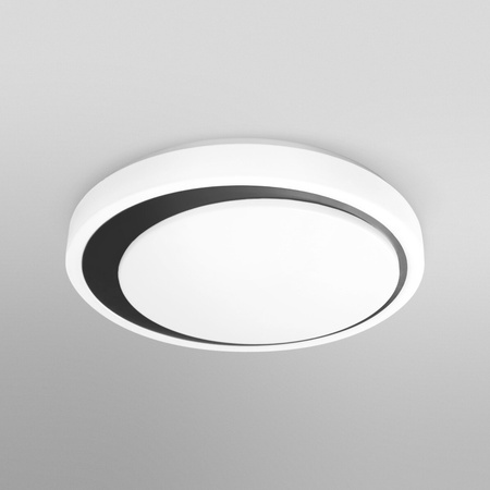 LED Deckenleuchte schwarz ORBIS Moon 32W 3300lm warm-kalt 48cm SMART+ WiFi LEDVANCE