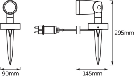 LED-Gartenstrahler RGB+W 5W SMART+ WiFi GARDEN 1 Spot LEDVANCE