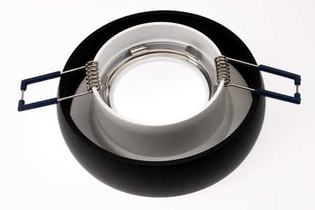 Einbaustrahler GU10, Einbauspot HALOGEN Runde Schwarz COLOSEUM LUMILED