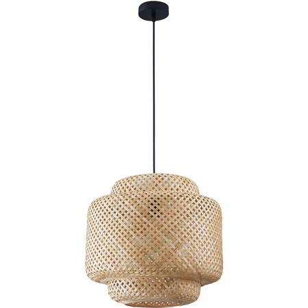 Hängelampe E27 Beige BAMBUS NATURAL Sanico Goldlux