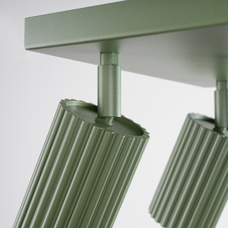 Tuba Spot Reflektor Deckenleuchte 4x GU10 Olive Carbon Deep Space SL.1621 Sollux