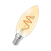 LED Dekorative Glühbirne B35 Kerze E14 3.5W = 28W 300lm 2200K Warm CRI90 300° Amber Glühfaden Dimmbar Vintage 1906 Osram