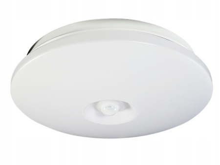Plafond LED-Deckenleuchte 24W 1920lm 4000K Neutral IP44 mit Bewegungs- und Dämmerungssensor Ecolight