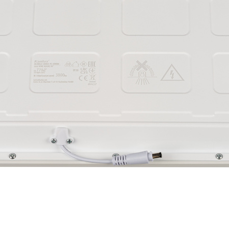 LED Plafon Office Panel 60x60 40W 3800lm 4000lm Neutral CRI97 90° UGR19 Flush Mounted Square Weiß BLINGO KANLUX