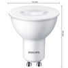 LED-Lampe GU10 Reflektor PAR16 4.7W = 50W 400lm 2700K Warm 36° Essential Philips