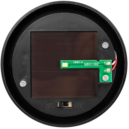 Solar-LED-Lampe, Solar Gartenleuchte IP44 6500K 20cm Kugelleuchte Weiße ATRIS LUMILED