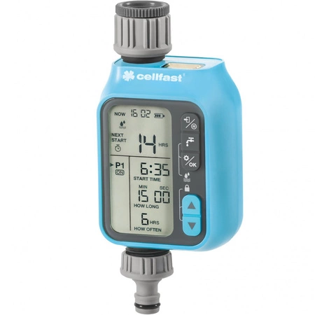 Elektronische Zeitschaltuhr Digitale Gartenbewässerung Programmierer Chronos IDEAL CELLFAST