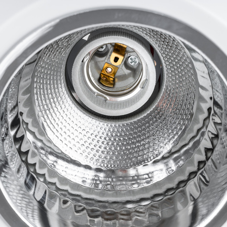 Aufbauleuchte E27, Aufbauspot Runde Tube Weiß Fest APUS 13 LUMILED