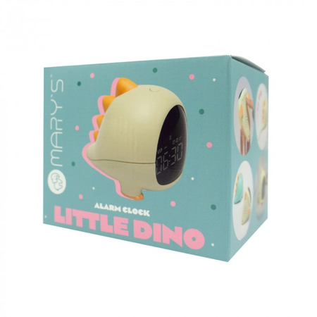 Elektronischer Wecker für Kinder Gelb USB Wiederaufladbar 1200mAh DINO MARY'S