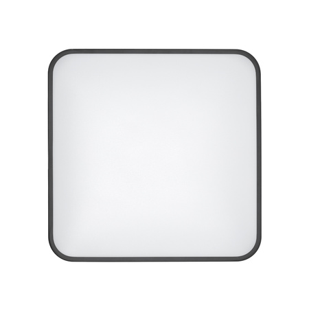 LED-Aufbau-Deckenleuchte für Badezimmer AGNES SQUARE 8110 32W 3000K IP44 Schwarz Nowodvorski