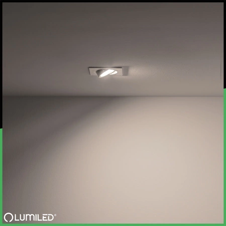 Halogen-Deckenleuchte Quadratisch Beweglich GU10 MR16 Silber TRIAM LUMILED