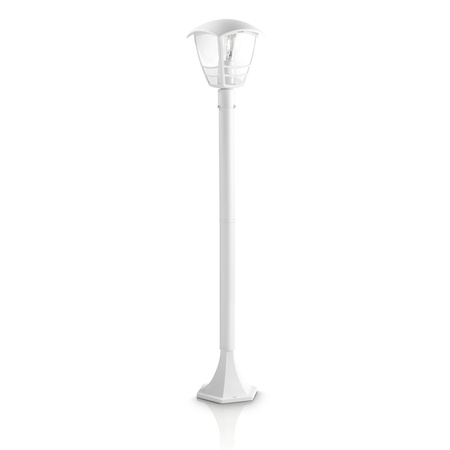 Outdoor LED Gartenleuchte CREEK myGarden E27 IP44 Laternenmast 100cm Weiß PHILIPS