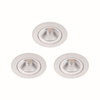 3x LED SPARKLE 5.5W 2700K dimmbare LED-Einbauleuchte Rund weiß PHILIPS