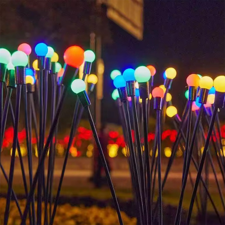 Solar Gartenlampe LED TULIO Angetriebene Dekorative Gebläsekugeln RGB LUMILED