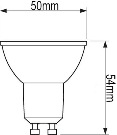 GU10 LED Leuchtmittel 2,7W = 25W 230LM 4000K Neutral 36° PHILIPS