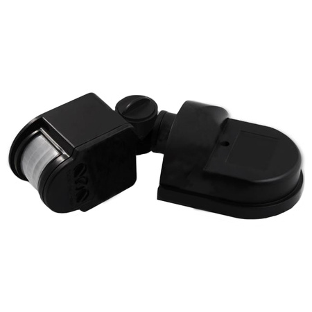 PIR-Außenbewegungsmelder IP44 Schwarz