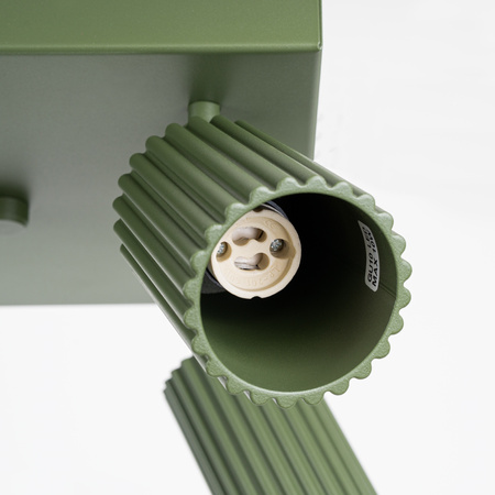 Tuba Spot Reflektor Deckenleuchte 4x GU10 Olive Carbon Deep Space SL.1621 Sollux