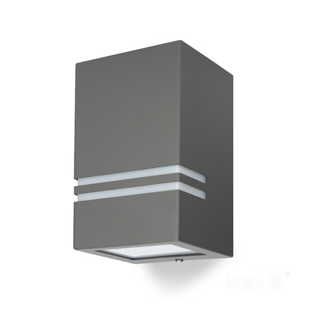 LED-Gartenleuchte QUAZAR 11 GU10 IP44 KOBI ALUMINIUM GRAU