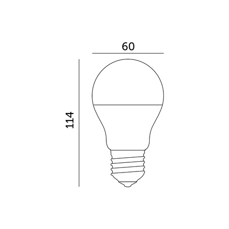 LED-Glühbirne E27 Ball 10.5W 1055lm 4000lK Neutral 200° LED2B Kobi