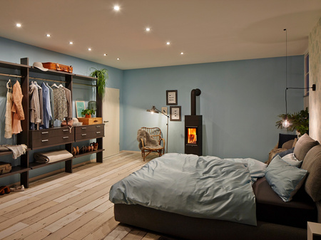 Einbaustrahler GU10, MR16 HALOGEN Runde beweglich Weiß CASSIO+LED Lampen GU10, 6W=60W 580lm neutral LUMILED