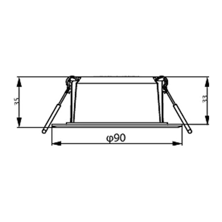 LED-Panel Einbauleuchte MESON 5.5W 6500K 9cm Rund Downlight PHILIPS