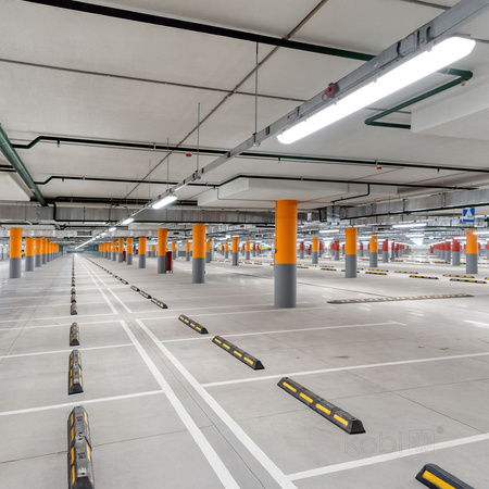 Hermetische LED-Leuchte G13 IP65 Grau Hermic Kobi