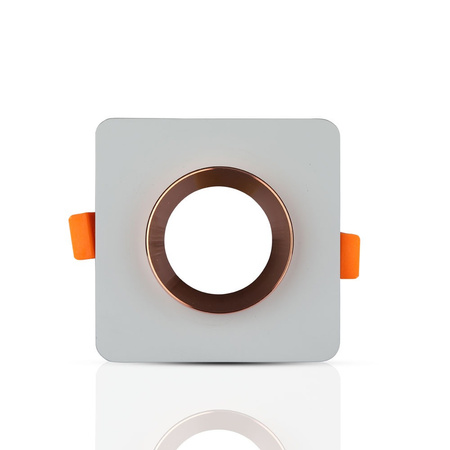 Deckeneinbauleuchte GU10 Square Grau/Roségold VT-862 V-TAC - 5 Jahre Garantie