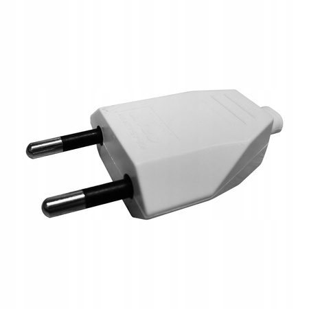 Elektrostecker Flachstecker 2P 25A 250V abnehmbar weiß ORNO