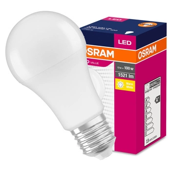 E27 A60 LED Leuchtmittel 13W = 100W 1521lm 2700K 200° OSRAM