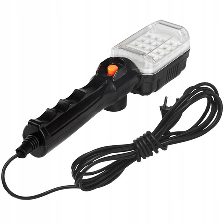 Werkstatt-LED-Lampe 230V 12W 960lm Magnethaken an 5m Kabel