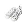 Verlängerungskabel Stecker 4 x geerdete Steckdose Steckdosenleiste 5m weiß Linea Kobi