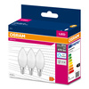 3x LED Leuchtmittel E14 B35 4,9W = 40W 470lm 6500K Kalt 200° OSRAM Value