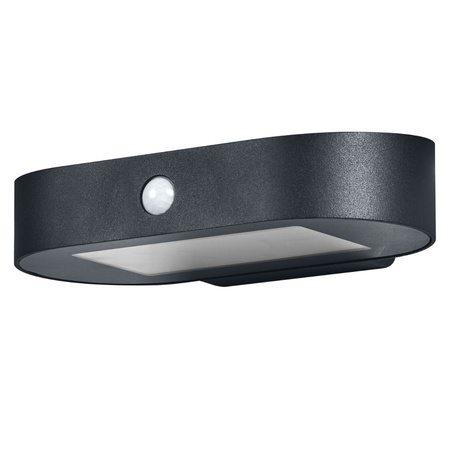 Wandleuchte Fassadenwandleuchte 4W 3000K ENDURA Style Solar Oval S Wandsensor LEDVANCE