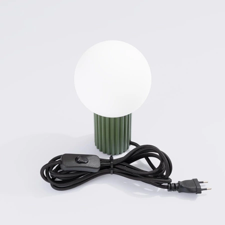 Tischlampe G9 Rund Olive Modern Matt Halo Sollux