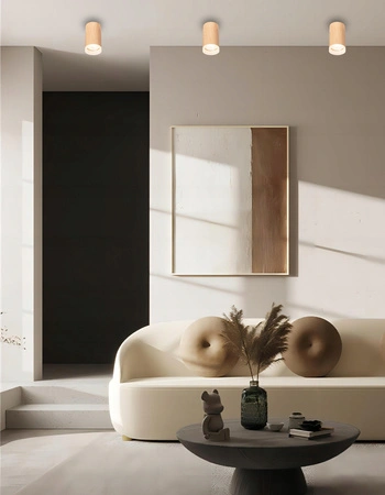 Masterled Aufputz-Halogenröhre Reflektor Spot GU10 Rund Braun