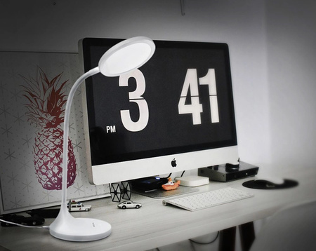 VIDEX LED-Schreibtischlampe dimmbar flexibel 20W 4100K Weiß