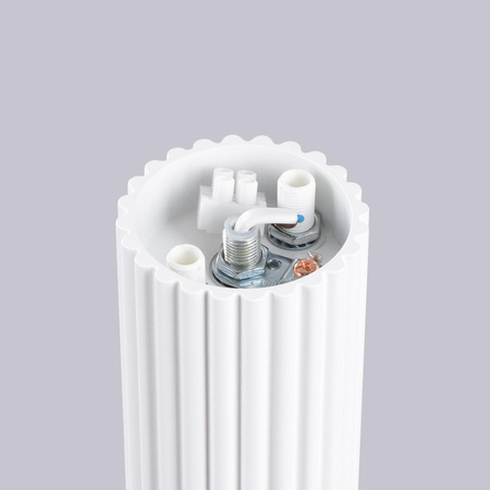 Badezimmer Deckenanbauleuchte G9 Rund Weiß Modern Matt IP44 Halo Sollux