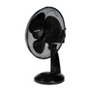 Schreibtischventilator Luftzirkulator Stehtischventilator 49 cm 30 W Schwarz