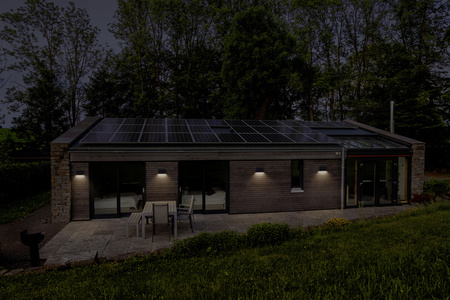 Gartenlampe LED-Fassadenwandlampe 7W 330lm 3000K IP65 Endura Ledvance grau