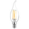 LED Lampen E14, Glühbirne Flame B35 7W 770lm 360° 4000K neutral Glühfaden LUMILED