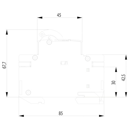 Überstromschutzschalter Leistungsbegrenzer 6 1p B20 20A Überlastschutz ETIMAT