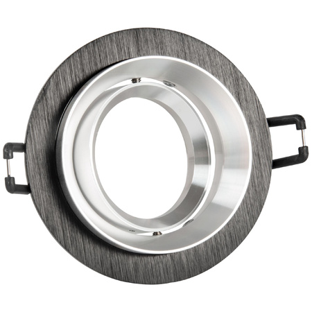 Spot MR16 Schwarz Silber 12 V LIKA Sanico Goldlux Deckeneinbauleuchte