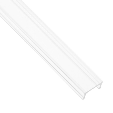 Diffusor-Abdeckung für Aufputzprofil KM33, 1m Transparent LUMILED