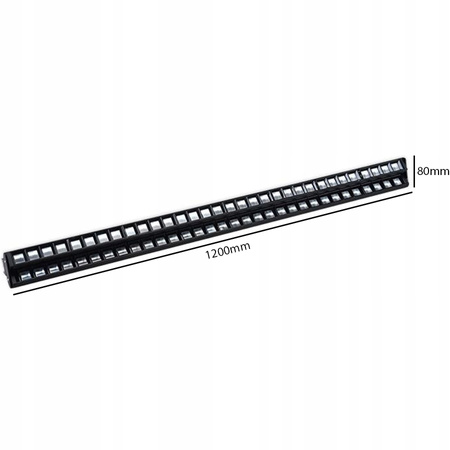 LED-Schienenleuchte 3-phasig 96W 4000K 60 cm