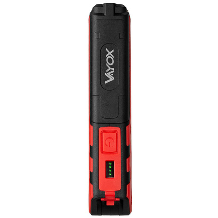 Wiederaufladbare Werkstatt-Taschenlampe Klappbarer Magnet COB + LED 140lm + 360lm VA0104 Vayox