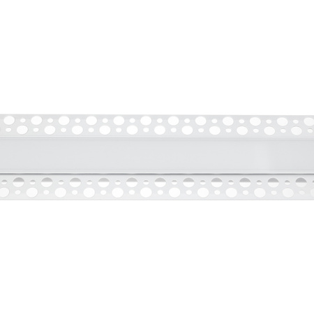 Architektonisches Aluminium LED-Profil XL type P für Gipskartonplatten mit Milchglasabdeckung, 2m LUMILED