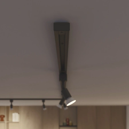 Lichtschienenkappe für LED-Lichtschiene Schwarz EasyLink Philips 2 Stk.