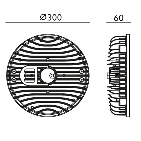 Industrielle LED-Lampe RIO HIGH BAY 200W 22000lm 4000K 110° Kobi